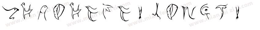 ZhaoHeFeiLongTi Regular字体转换